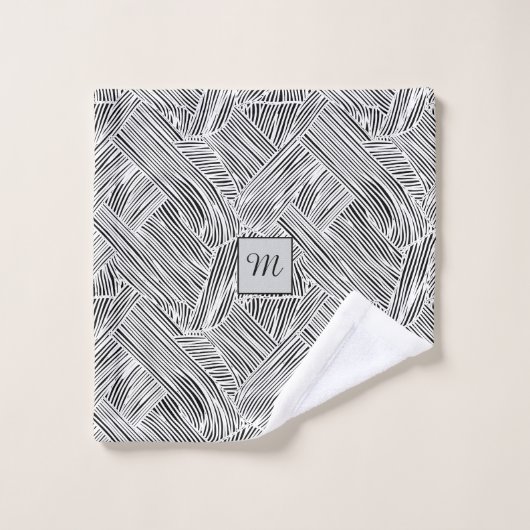 Weave Pattern Design Art  バスタオルセット (ウォッシュタオル)