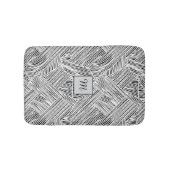 Weave Pattern Design Art  バスマット (正面)