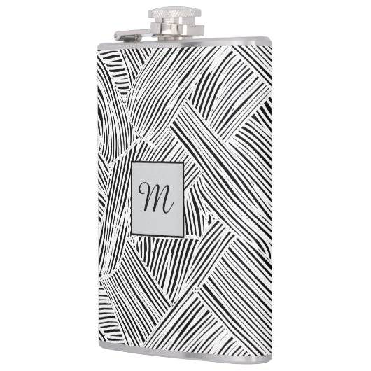 Weave Pattern Design Art  フラスク (左)