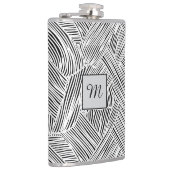 Weave Pattern Design Art  フラスク (右)