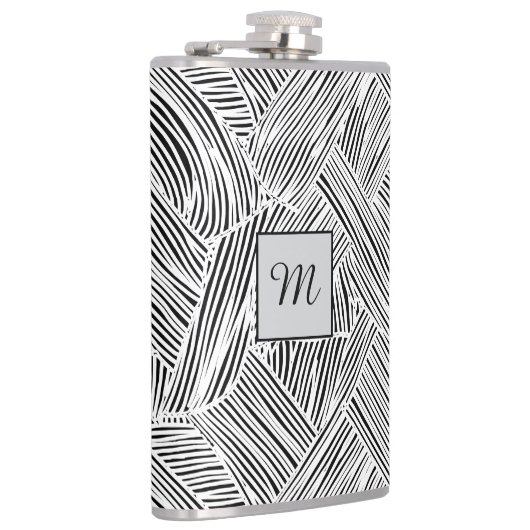 Weave Pattern Design Art  フラスク (右)