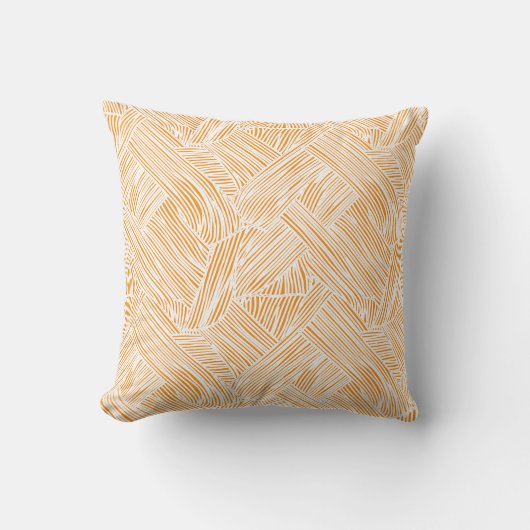 Weave Pattern Design Art Cushion クッション (正面)