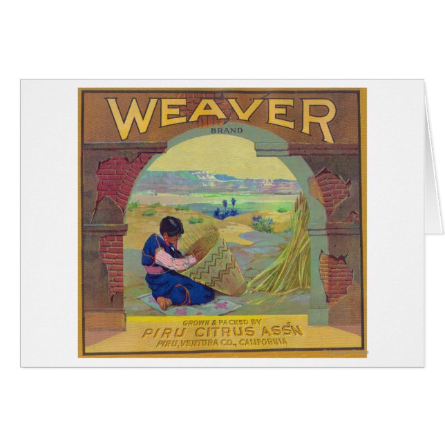 Weaver Orange LabelPiru（カリフォルニア州） (正面横)