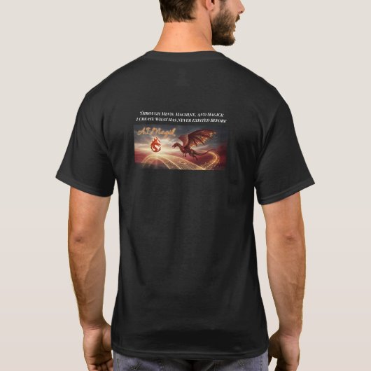 Weaving Magick Into Reality - T Shirt Tシャツ (裏面)
