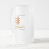 Weavolution フロストグラスビールジョッキ (正面左)