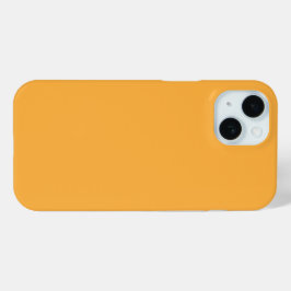 Webと印刷用のマットオレンジ背景テクスチャ iPhone 15ケース