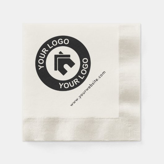 Webカスタムサイトのプロモーション 縁ありカクテルナプキン (正面)