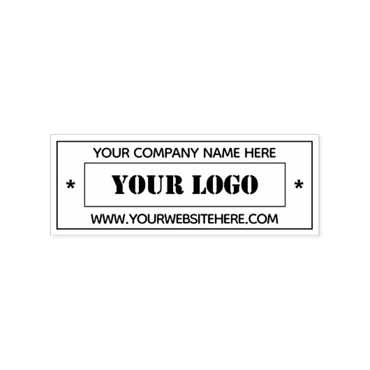 Webカスタムサイトの会社スタンプ ラバースタンプ (インプリント)