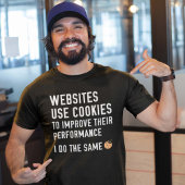 WebサイトでCookieを使用 Tシャツ