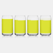 Webサイトのデザインを黄色の背景で強化 ガラス缶 (裏面)