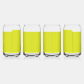 Webサイトのデザインを黄色の背景で強化 ガラス缶 (左)