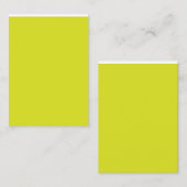 Webサイトのデザインを黄色の背景で強化 名刺 (正面/裏面)