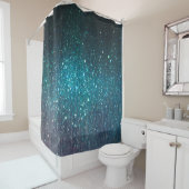 Webサイトのバナーのグリッターヴィンテージライト シャワーカーテン (インサイチュ)
