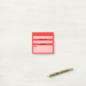 Webサイトのパスワード投稿ノート（赤） ポストイット (デスク上)