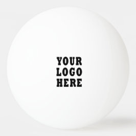 Webサイトのビジネスプロフェッショナルロゴの追加 卓球ボール