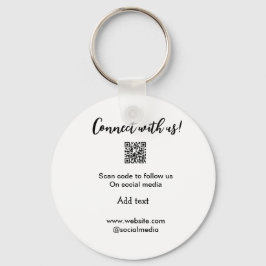 Webサイトの電子メールを追加するQRコードをスキャンして接続 キーホルダー