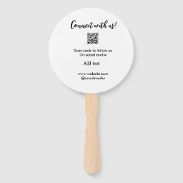 Webサイトの電子メールを追加するQRコードをスキャンして接続 ハンドファン