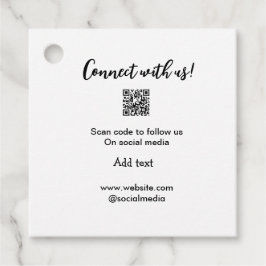 Webサイトの電子メールを追加するQRコードをスキャンして接続 フェイバータグ