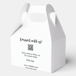 Webサイトの電子メールを追加するQRコードをスキャンして接続 フェイバーボックス