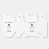 Webサイトの電子メールを追加するQRコードをスキャンして接続 フェイバーボックス (見開き)