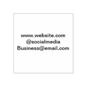 Webサイトの電子メールアドレスのソーシャルメディアビジネスの追加 ラバースタンプ (インプリント)
