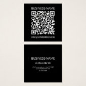 WebサイトのURLでQRコードを瞬時に作成 (正面&裏面)