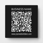 WebサイトのURLでQRコードを瞬時に作成 フォトプラーク (正面)