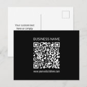 WebサイトのURLでQRコードを瞬時に作成 ポストカード (正面/裏面)