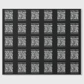 WebサイトのURLでQRコードを瞬時に作成 ラッピングペーパー (フラット)