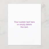 WebサイトのURLを使用したインスタントQRコード | パープル チラシ (裏面)