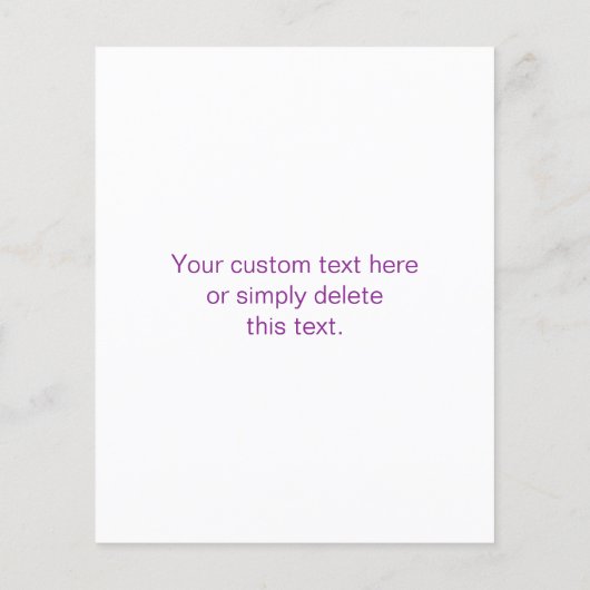 WebサイトのURLを使用したインスタントQRコード | パープル チラシ (裏面)