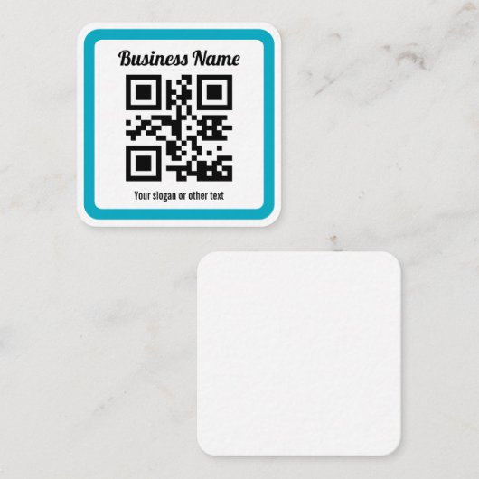 WebサイトのURLを追加してQRコードを瞬時に作成 エンクロージャーカード (正面/裏面)