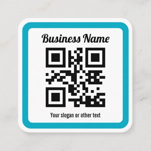 WebサイトのURLを追加してQRコードを瞬時に作成 エンクロージャーカード (正面)