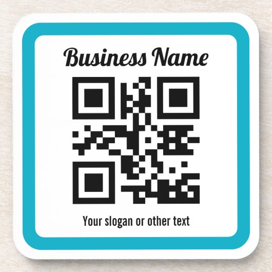 WebサイトのURLを追加してQRコードを瞬時に作成 コースター (正面)