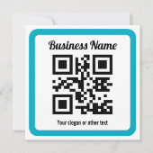 WebサイトのURLを追加してQRコードを瞬時に作成 ノートカード (正面)