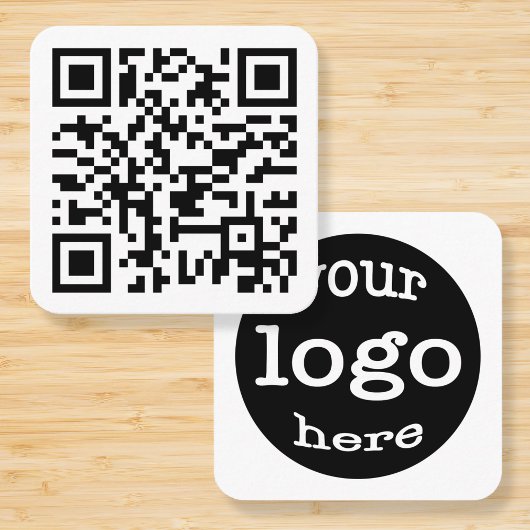 WebサイトカスタムアドレスQRコード会社ロゴの作成 スクエア名刺