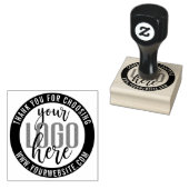 WebサイトシンプルのBusiness Logoに感謝 ラバースタンプ (押印)