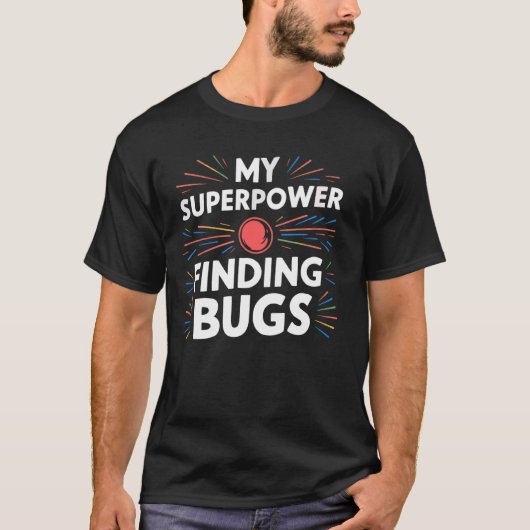 Webサイトテストソフトウェア開発者Webサイトテスター Tシャツ (正面)