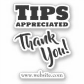 Webサイトリンクで理解できるヒント シール (正面)