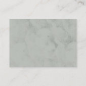 Webサイト挿入によるDreamy Folids RSVP エンクロージャーカード (裏面)