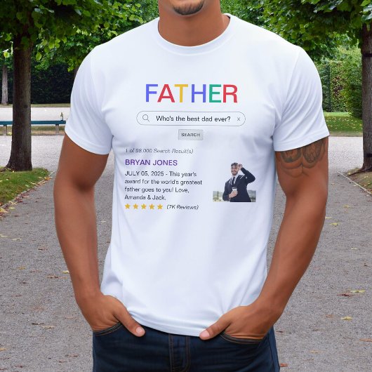 Webサイト検索最高の結果パパEver Father's Day Tシャツ