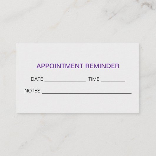 Webサイト検索結果ドクターアポイントメント 名刺 (裏面)