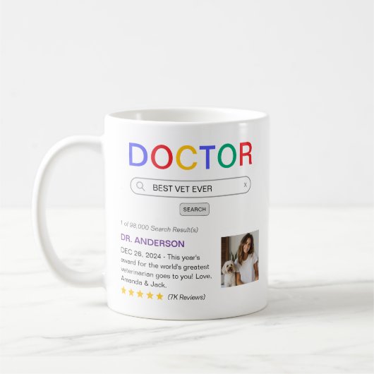 Webサイト検索結果最高のDoctor Ever コーヒーマグカップ (左)