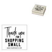 Webサイト(ショッピング)に感謝 ラバースタンプ (押印)