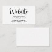 WebサイモダントRSVPエンクロージャカード エンクロージャーカード (正面/裏面)