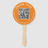 WebシンプルサイトのスキャンQRコード写真 ハンドファン (正面)