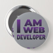 Webスタイリッシュ Design Roundの要素 缶バッジ (正面&裏面)