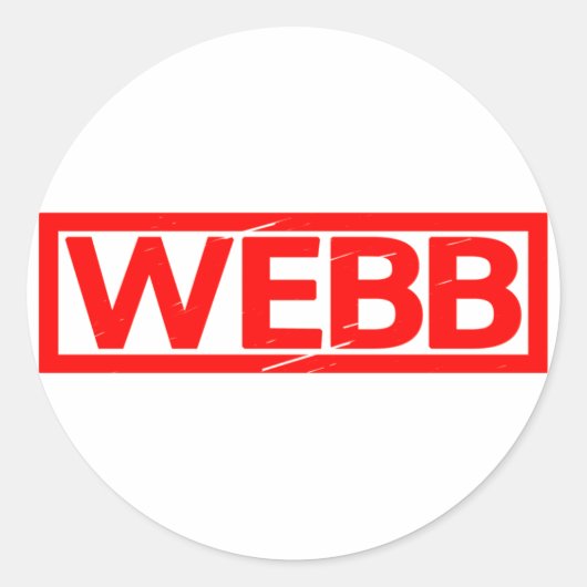 Webスタンプ ラウンドシール (正面)