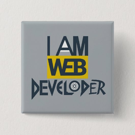 Webデザインスクエアの要素 缶バッジ (正面)