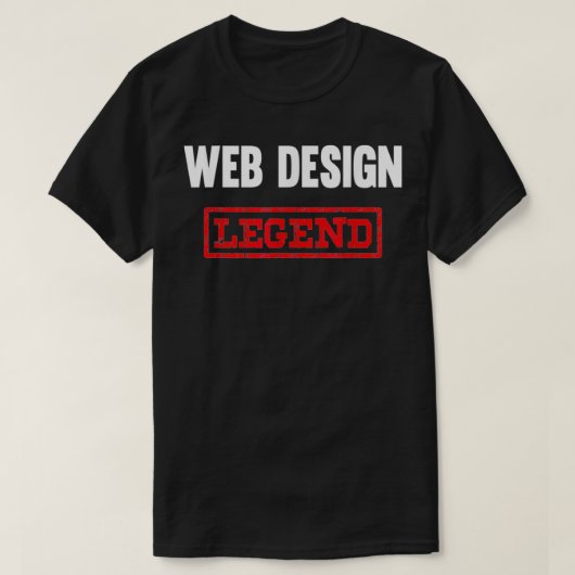 Webデザイン凡例Webサイトコーディング開発者 Tシャツ (デザイン正面)
